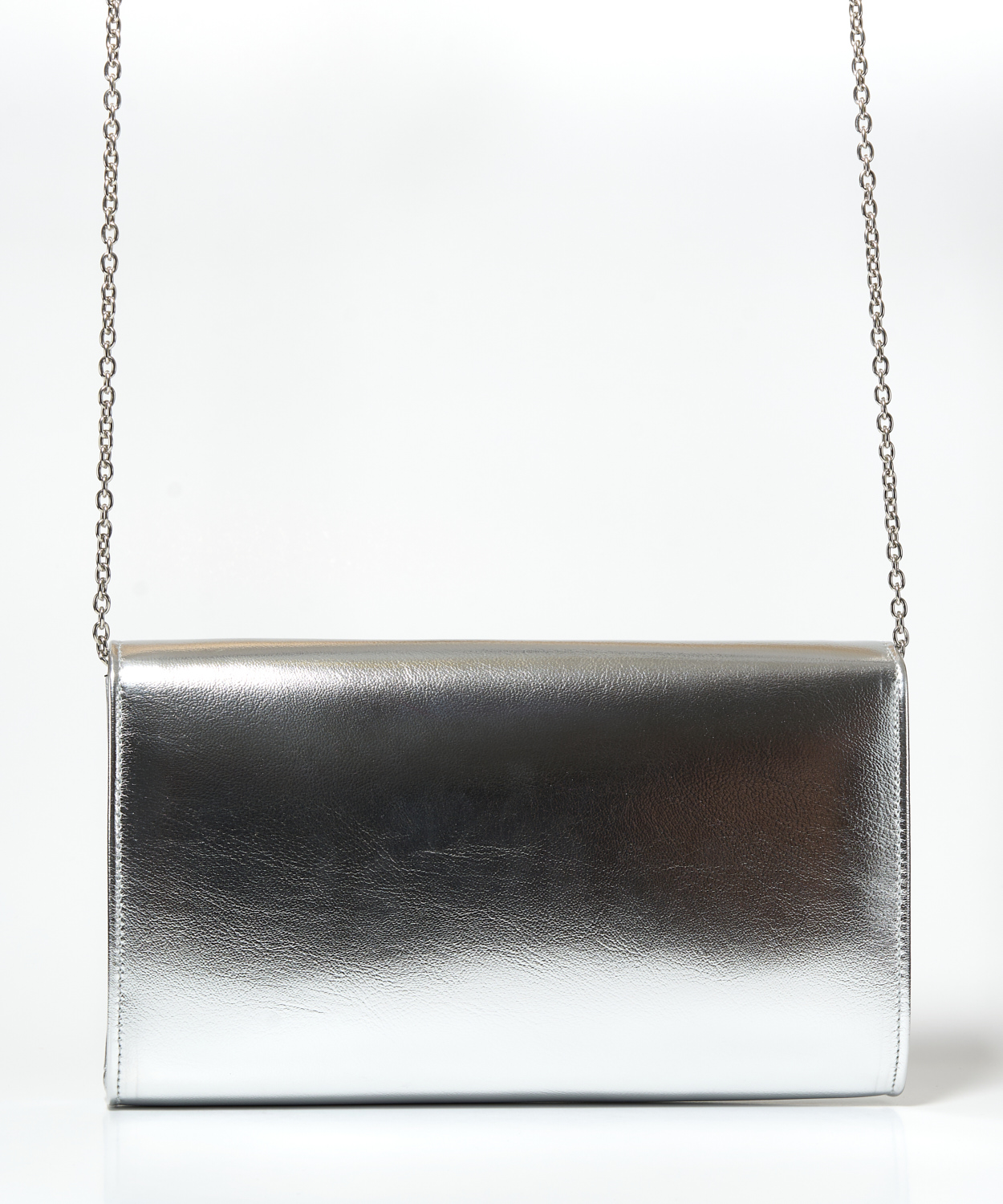 Mala de m&atilde;o metalizada com aba image number null